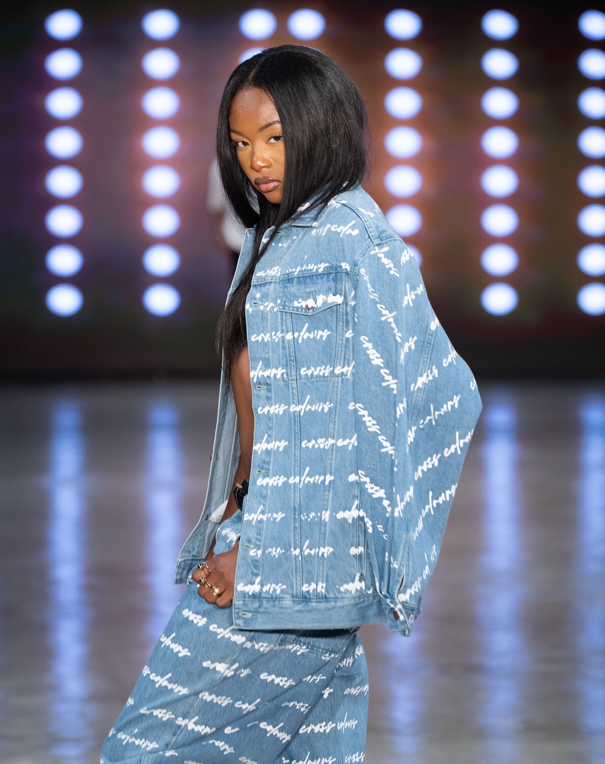 CROSS COLOURS Runway Show of Los Angeles Fashion Show LAFW Spring