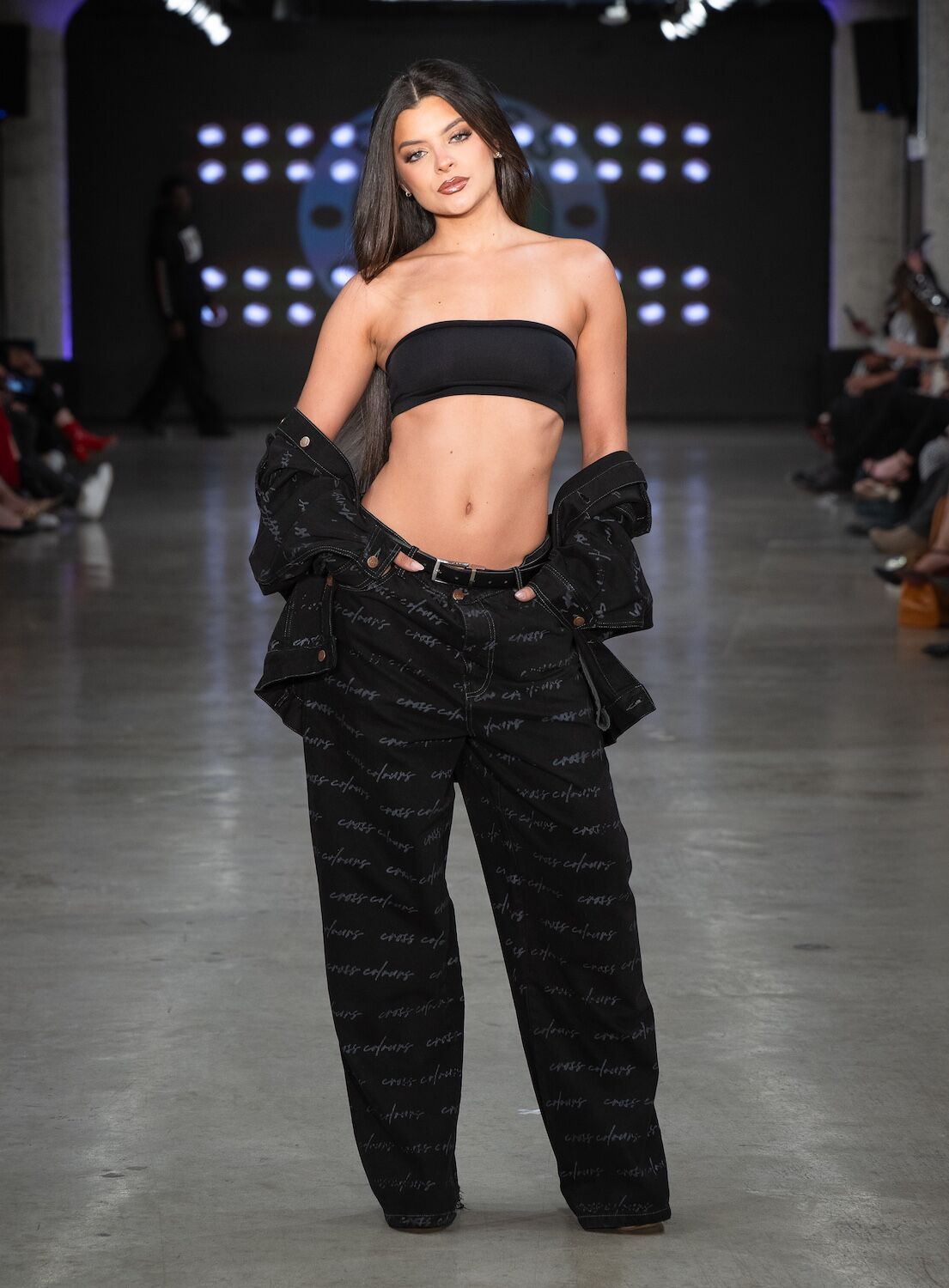 CROSS COLOURS Runway Show of Los Angeles Fashion Show LAFW Spring