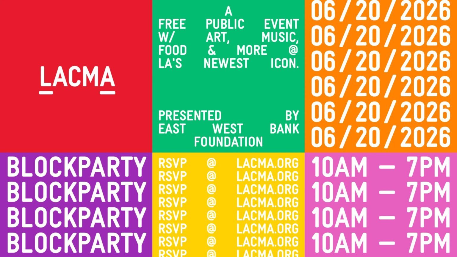 LACMA to Host Grand Opening Weekend, June 18–22, Welcoming All of L.A. to the New David Geffen Galleries