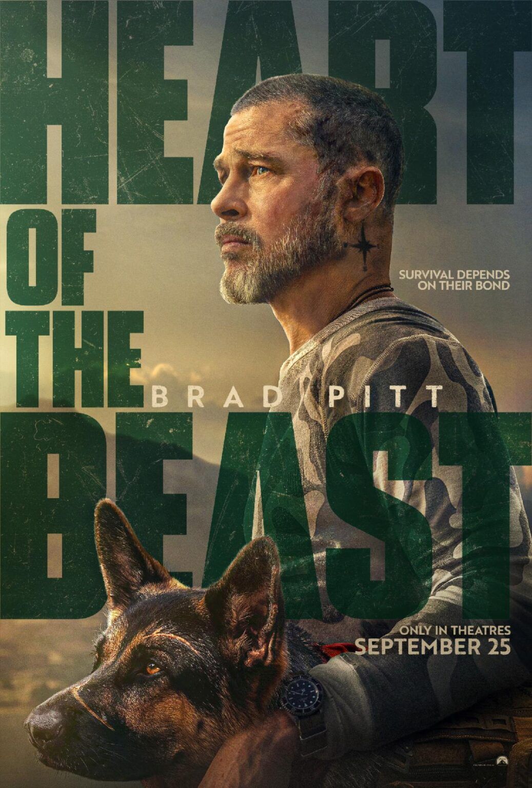 Heart of the Beast – Brad Pitt Survival Thriller from David Ayer